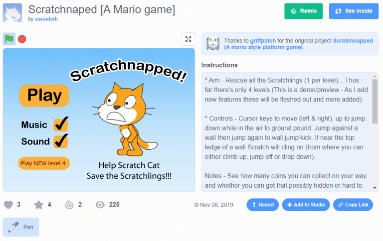 Scratch Genius Game สร้างเกม Scratch การเรียนรู้โปรแกรมสร้างเกมเพื่อการศึกษา ฟรี
